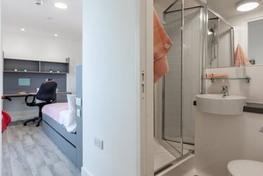 Sky View En Suite at Oldway Centre, 39 High Street, City Centre, Swansea, SA11LA - Image 9